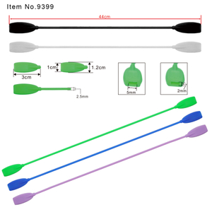 Sangle de lunettes en silicone avec tube à extrémité plate 9399